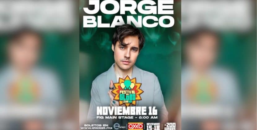 Jorge Blanco encabeza el Line Up Matutino del FIG 2024