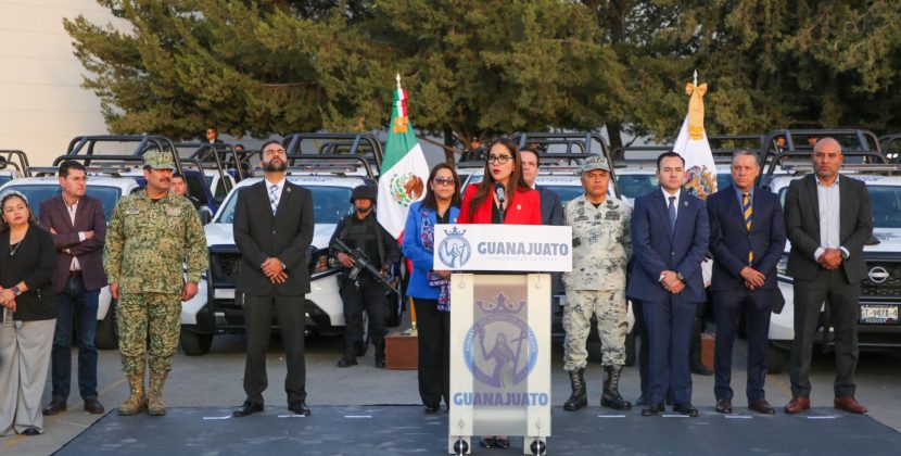 Haremos un frente por la seguridad de Guanajuato; Gobernadora