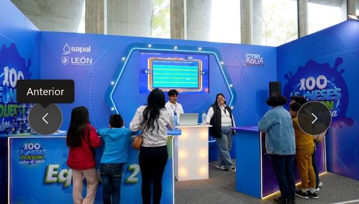 Impulsa Sapal Cultura del agua en la feria de león