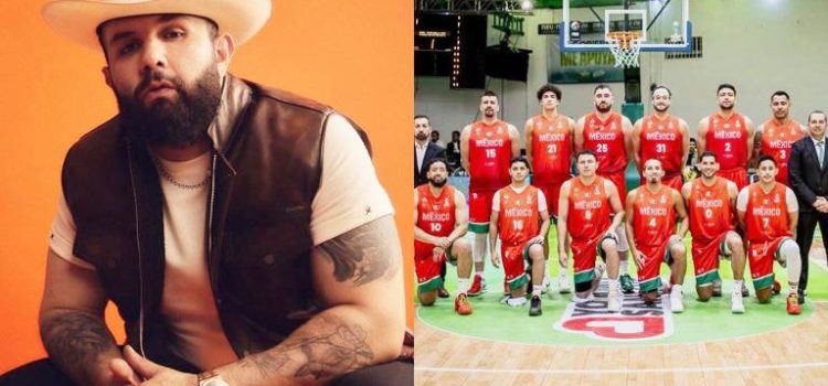 Carín León patrocinador de la Selección Mexicana de Básquetbol