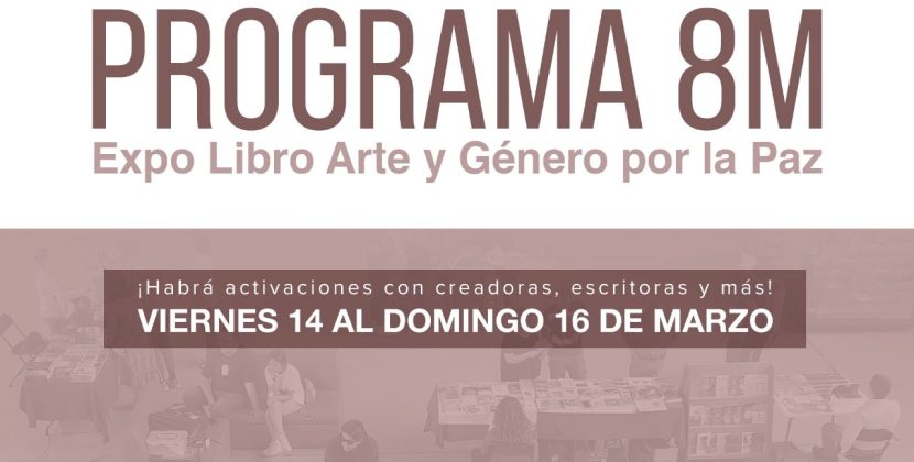 invitan a la Expo Libro “Arte y género por la paz”,