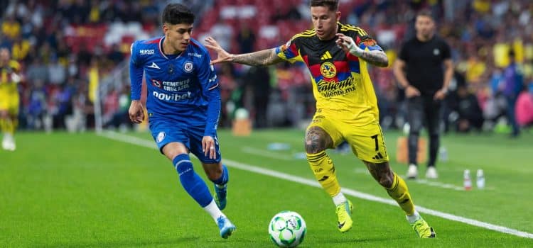 América y Cruz Azul empatan 1-1