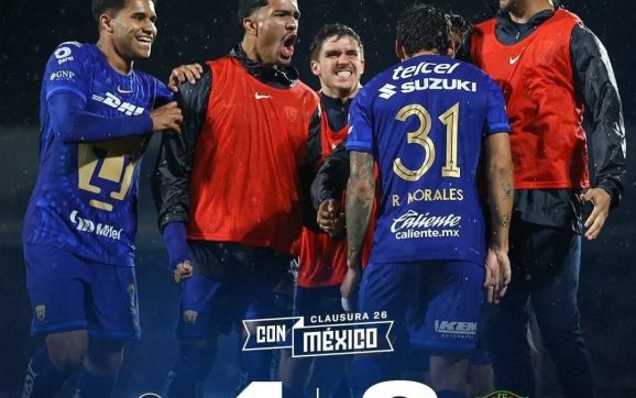 Pumas remonta y derrota a Juárez