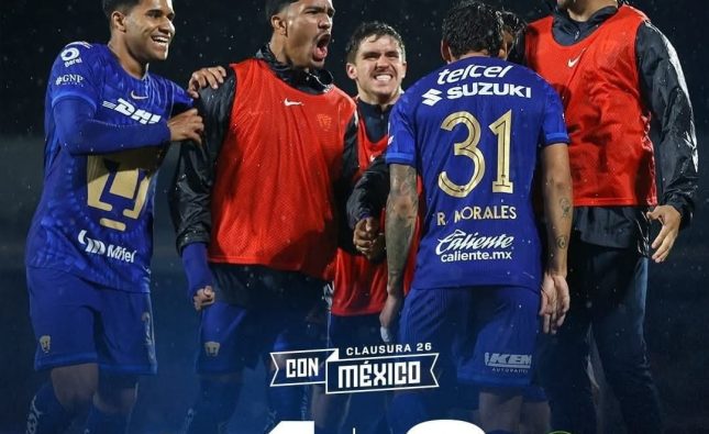 Pumas remonta y derrota a Juárez